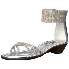 Love & Liberty Womens Shelly-LL Dress Sandal, Silver, US-Intl