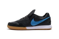 Low Top Soccer Shoe Non-Slip Sport Training Men's Football Shoe TiempoX Proximo IC 2017 Newest Fashion Sneakers Official(Black)