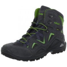 Lowa Mens Zephyr GTX Mid Hiking Boot,Anthracite/Green,8 M US - intl