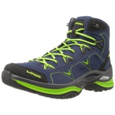 Lowa Womens Ferrox Goretex Mid Hiking Boot,Denim/Lime, US - intl