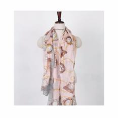 LRC Syal Inspired Clock Patten Chiffon Fashion Scarves