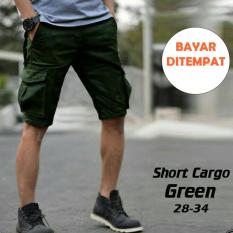 Lucky Kargo Pendek Hijau Army Pria