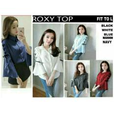 lunashop fashion atasan wanita model roxy top