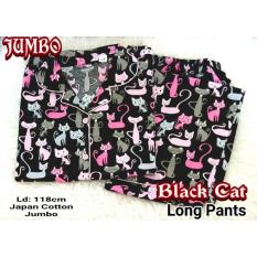 luvfashion - Piyama JUMBO XXL Dewasa Black Cats LP