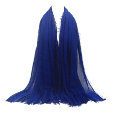 Lvshoping Premium Viscose Maxi Crinkle Cloud Hijab Scarf Shawl Soft Islam Muslim - intl