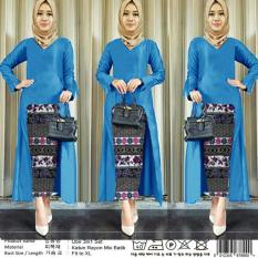LX UBIR 3IN1 GAMIS SET BAJU SETELAN BATIK WANITA DEWASA MURAH CEWEK KEKINIAN GROSIR TANAH ABANG
