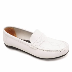 Lyria Flat Shoes Penny Loafer Putih (Real Pict) #sepatubagus #bestseller #restock
