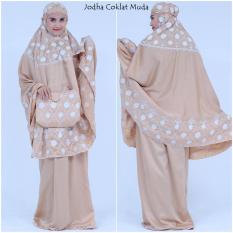 Madeena Mukena Antik Jodha Coklat Muda