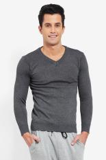 Magnificents  Men Clothing Sweaters & Cardigans Sweaters  Pria Pakaian Sweater & Kardigan Sweater Grey Abu-abu Diskon discount murah bazaar baju celana fashion brand branded