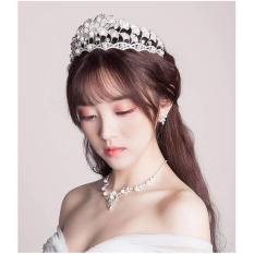 Mahkota Rambut Tiara Wedding Hiasan Rambut Pesta Pengantin CC038