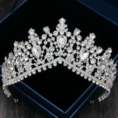 Mahkota Rambut Tiara Wedding Hiasan Rambut Pesta Pengantin CC050