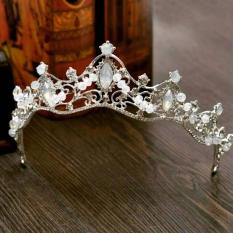 Mahkota Rambut Tiara Wedding Hiasan Rambut Pesta Pengantin CC053