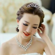 Mahkota Sirkam Hiasan Rambut Aksesoris Pesta Pengantin SC01