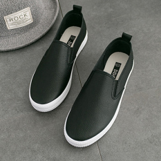 Feminim Kets Putih Musim Semi atau Musim Panas Sepatu Wanita Perempuan (Hitam)