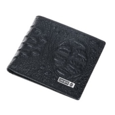 Pria Dompet Kulit Buaya Model Fashion Dompet Kulit Asli Pria Uang Bag Pocket Carteras De Marca Jual HOT! -Intl