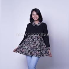 Mama Hamil Baju Hamil Atasan Hamil Menyusui Batik Lengan Panjang Batik Maria Blouse