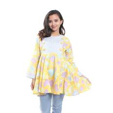 Mama Hamil Baju Hamil Batik Kawung Lasem Kancing - Kuning