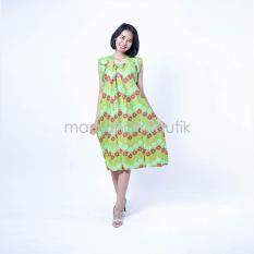 Mama Hamil Baju Hamil Daster Hamil Kutung Bunga Kertas Cantik - Hijau