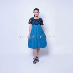 Mama Hamil Baju Hamil Dress Hamil Menysusui Brokat Jenifer Modis - Tosca - FREE CD Hamil 1psc