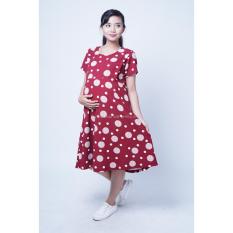 Mama Hamil Baju Hamil Dress Hamil Menyusui Polka Midi Kate / Dress Hamil Pesta / Dress Hamil Lucu / Dress Hamil Kantor / Dress Hamil Muslim / Dress Hamil Batik / Dress Hamil Modis / Dress Hamil Korea .