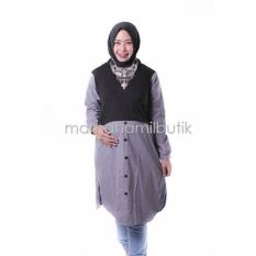 Mama Hamil Baju Hamil Tunik Hamil Menyusui Malika Muslimah - Abu