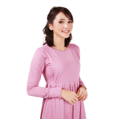 Mamalooks Gamis Payung Hamil Menyusui - Dusty Pink