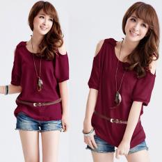 mamamia collection - blouse ribbon maroon