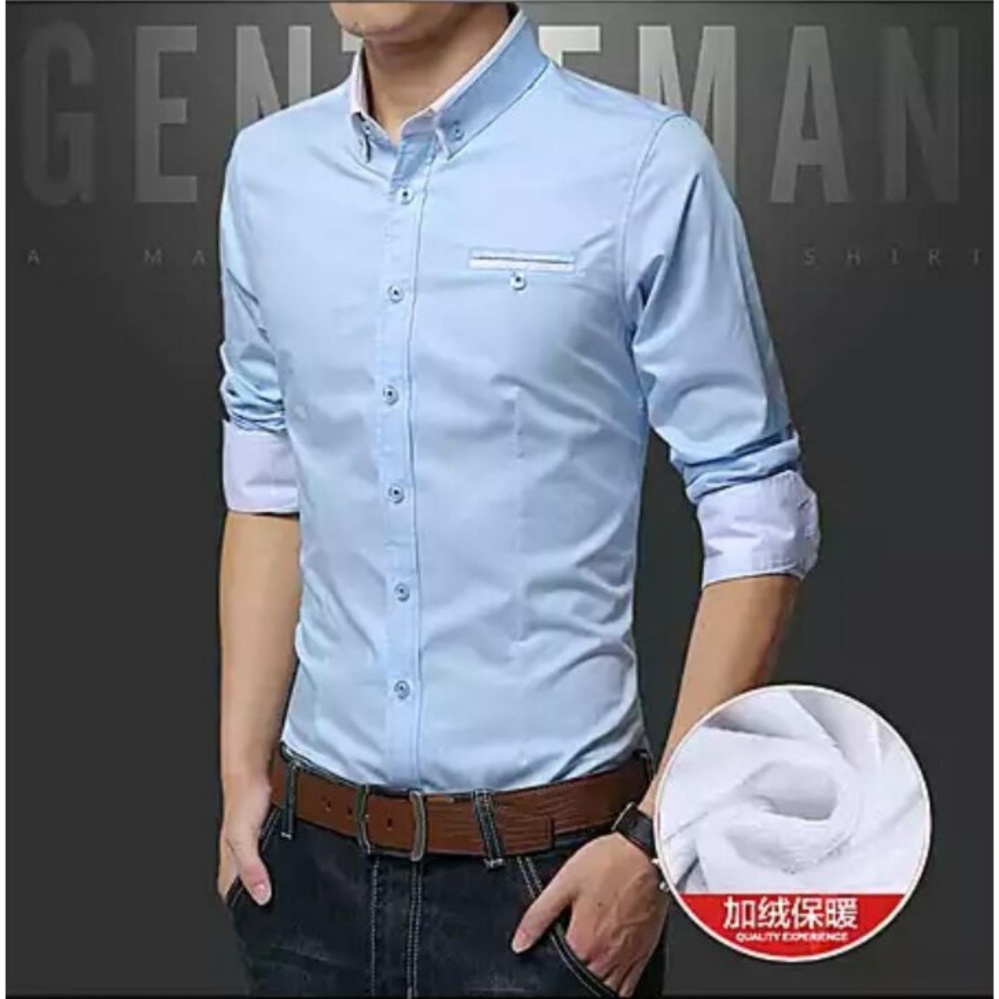 mamamia collection - kemeja boy biru muda