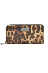 Mango Macan Tutul Zip Dompet Dompet-Intl