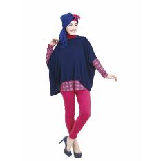 Manna-Atasan Wanita Blouse SV425A Zenita Navy