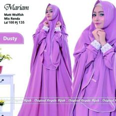 Mariam syari Dusty dress gamis ANS RF