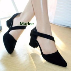 Marlee Cross Strap Chunky Heels Veronica VN-05