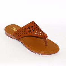Marlee Flip Flop Laser Sandal EM-08 Tan