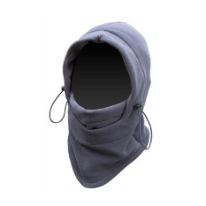 Masker Buff Balaclava Multifungsi Ninja Kupluk Polar 6 In 1 Full Face - Abu