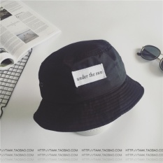 Masuknya orang Jepang hitam laki-laki pecinta topi topi topi nelayan (Hitam)