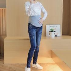 Lubang Celana Jeans Denim untuk Wanita, China Hamil untuk Wanita, China Hamil-Internasional