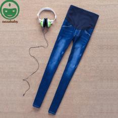 Maternity Jeans Celana untuk Ibu Hamil Menyusui Panjang Celana Jeans Prop Perut Legging Celana Maternity Pakaian M L XL YFK02- INTL