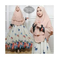 maxi dres balotelly zaskia syari choco fashion wanita baju gamis pesta