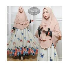 maxi dres balotelly zaskia syari choco fashion wanita baju gamis pesta