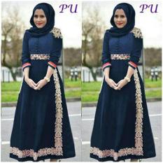 Maxi dress brukat gaun pesta modern, kebaya brukat Manole Ori
