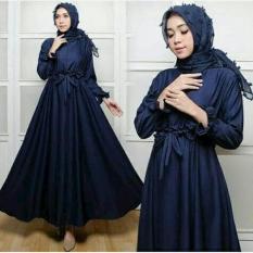 Maxi Ega Navi Fashion Wanita Gamis Dres Baju Muslim