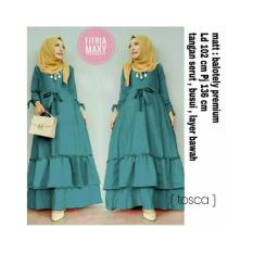 maxi fitria baloteli tosca fashion wanita gamis dres baju muslim