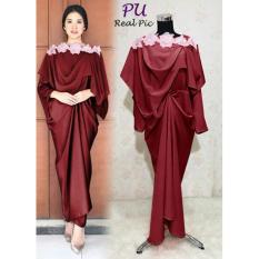 MAXI PRINSA Long Dress Maxmara GAMIS semi KAFTAN Baju Busui Muslim
