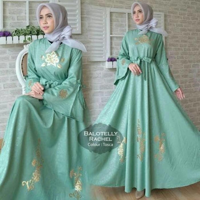 Maxi Rachel Tosca Gamis Dres Baju Pesta Busana Muslim Fashion Wanita