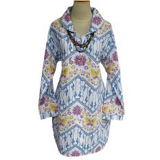 Mayura Batik Blouse Batik Wanita Lengan Panjang Tunik Big Size XXl 02