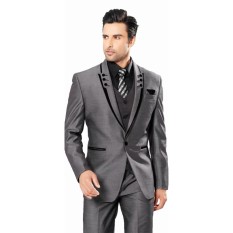 Mc.Marllo - Jas Pria Formal Exclusive Glossy - Jas Prewedding Jas Pesta Jas Formal - Jas New Arrival - Jas Limited Edition - Gray Glossy