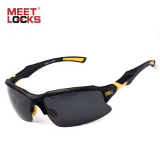KULIT Olahraga Sunglasses, Lensa Terpolarisasi, PC Berkualitas Tinggi Bingkai dengan Removable Mata Miopia Bingkai, untuk Ski Golf Riding Mengemudi Memancing Hiking dan Semua Olahraga Outdoor (Intl)-Intl
