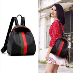 Meggie Korean Oxford Mini Backpack - Red Green