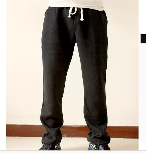 Pria Slim Sweatpants Hip Hop Elastis Pinggang Celana Jogging (Hitam)-Intl