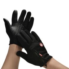 Laki-laki Hangat Musim Dingin Termal Windproof Ski Salju Snowboard Sarung Tangan Motor L-INTL